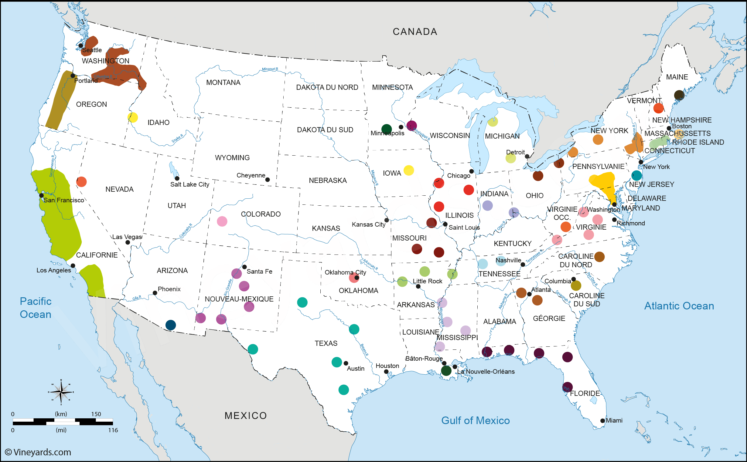 Wine Regions in United States